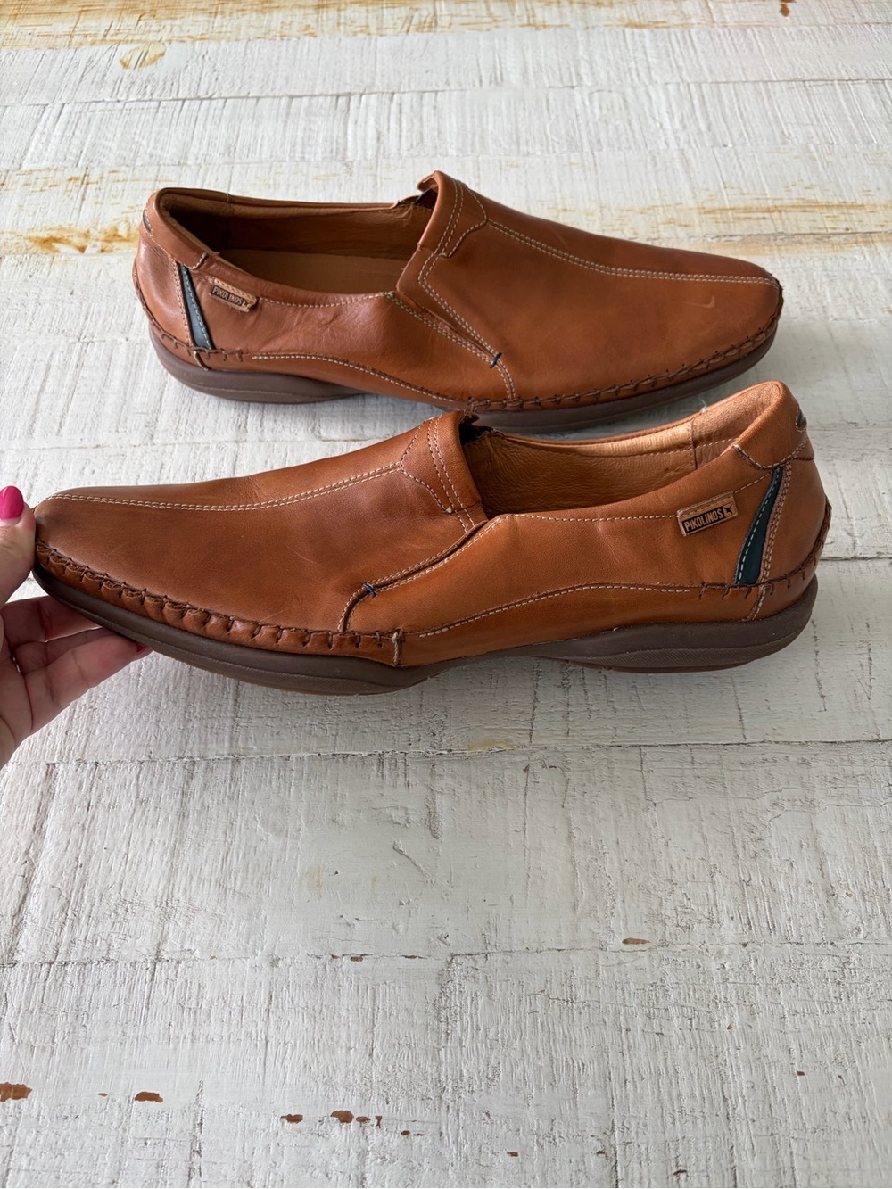 Pikolinos Puerto Rico‎ Men's Brown Leather Loafer EU size 46 US size 12 Moccasin
